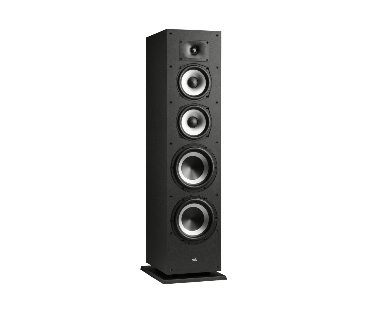 Monitor-XT70-Black_Image_front-angle-right-no-grille Enceinte POLK MXT MXT70 Large Floorstand speaker (UNITE) – Image 3