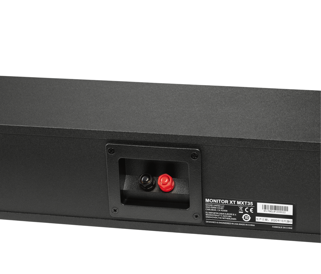 Monitor-XT35-Black_Image_back-angle-left-powerport-close-up Monitor XT35
