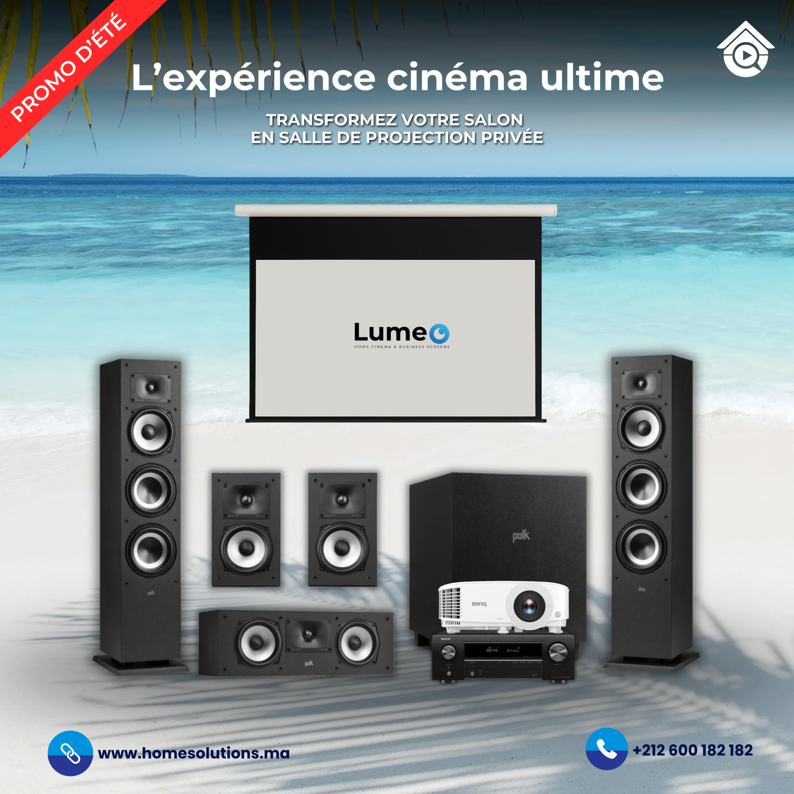 Pack Home Cinéma Visible 5.1 – Été 2025 Pack Home Cinéma Visible 5.1 – Été 2025